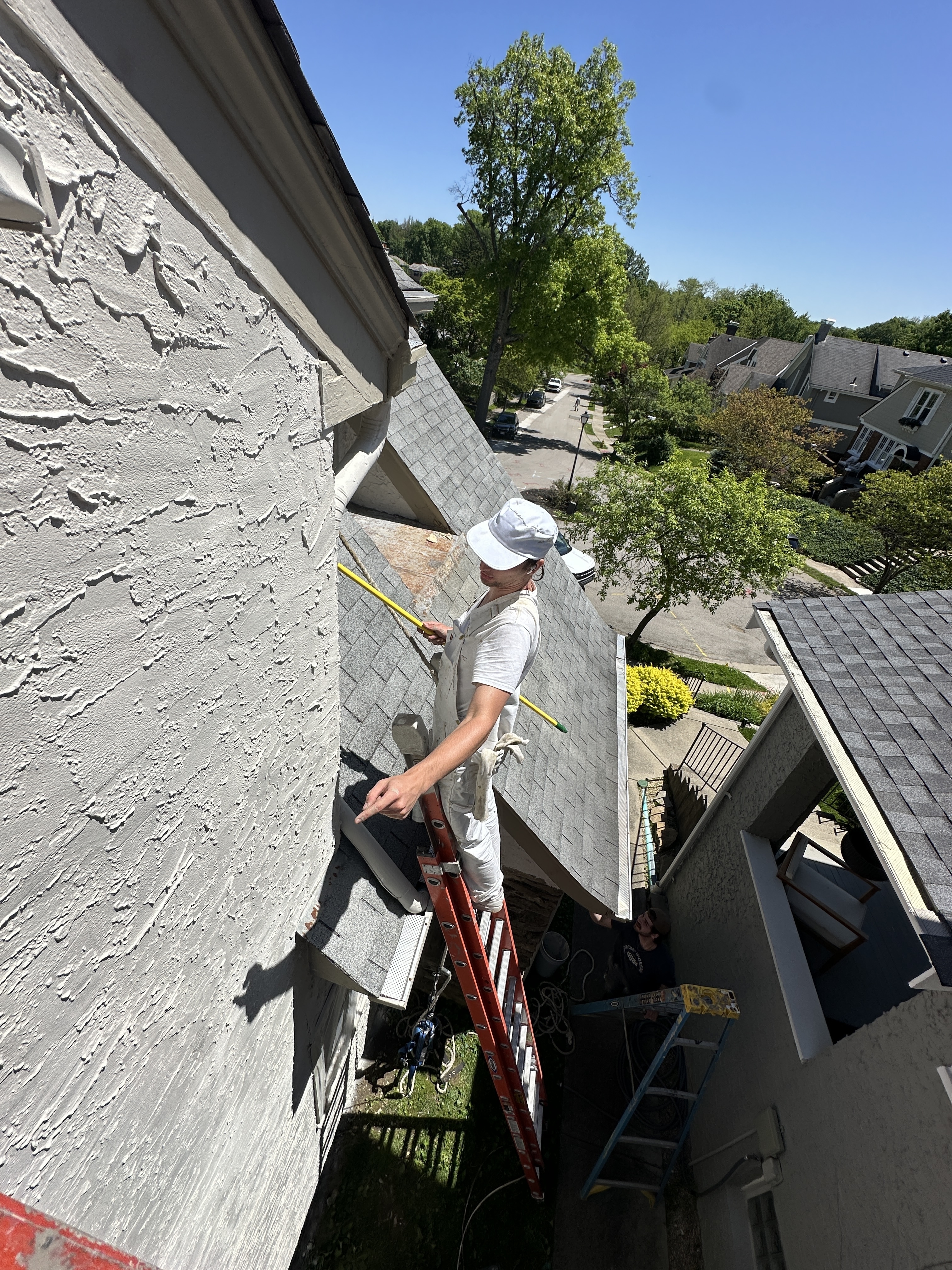 Exterior of a home with a new paint job